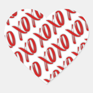 XOXO Sexy Red Stickers