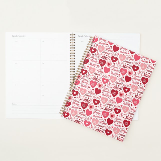 XOXO & Toujours à Moi Rose Rouge (Devant avec enveloppe)