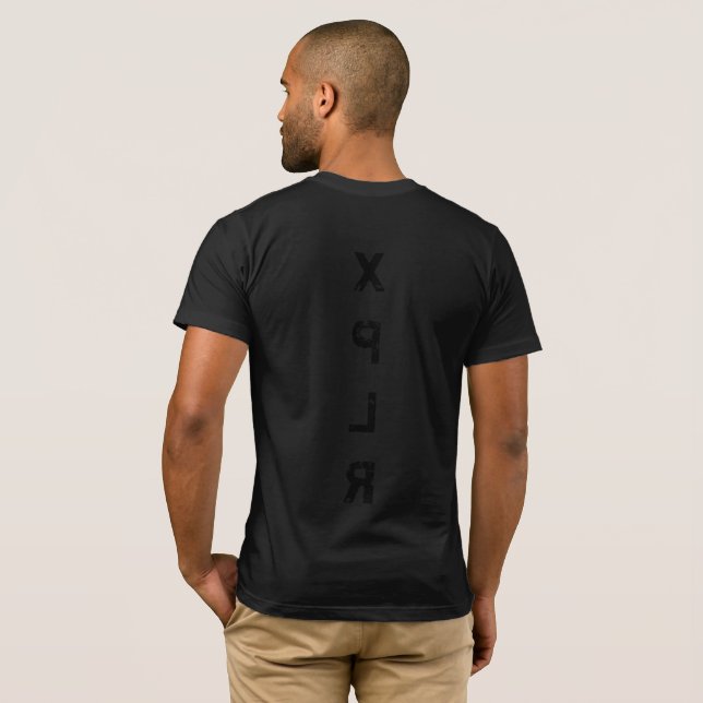 XPLR tous noircissent le T-shirt (Dos entier)
