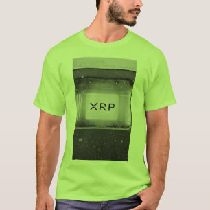 XRP, T-shirt d'art de chaux d'ondulation