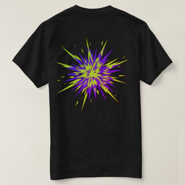 Xtreme Neon Shattered T-Shirt de Gym (Design dos)