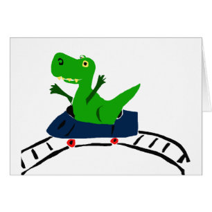 XX dinosaure drôle de T-rex sur l'art de montagnes