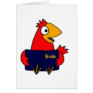 XX livre de lecture d'oiseau de cardinal