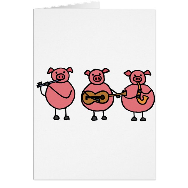 XX trois petits porcs musicaux (Devant)