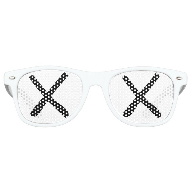 XX Yeux - Lunettes de soleil "Crossout Eyes" (Devant)
