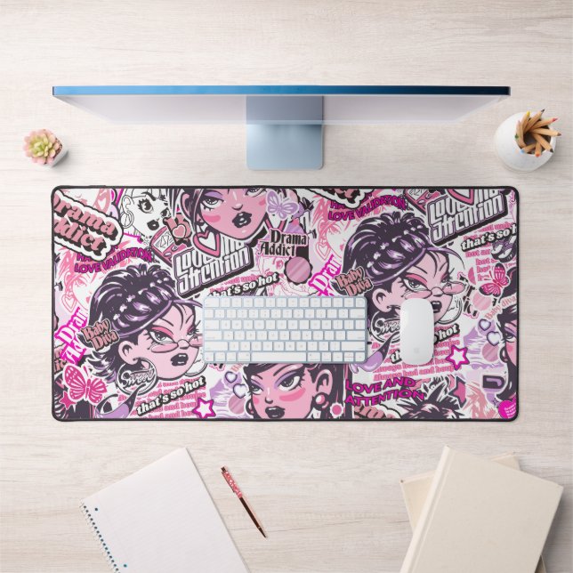 Y2K Drama Diva Desk Mat (Bureau 1)