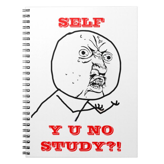 Y U AUCUNE étude - carnet (Devant)