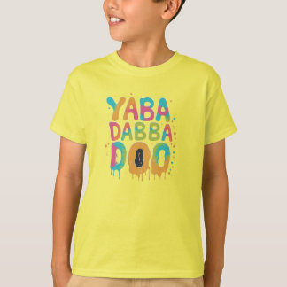 Yabba Dabba Doo ! T-shirt explosion multicolore
