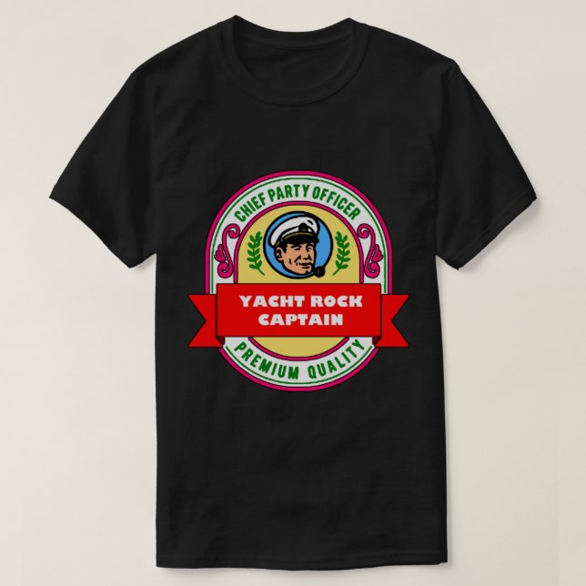 Yacht Rock Captain Classic T-Shirt (Design devant)