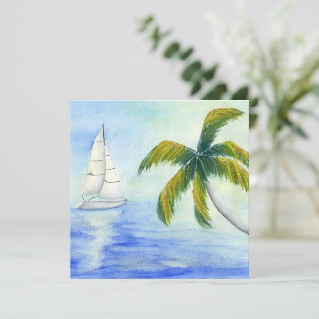 Yacht sur la mer Palma (Debout devant)