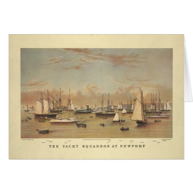 Yachts à Newport (Devant horizontal)