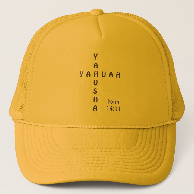 Yahuah Yahusha casquette (Devant)