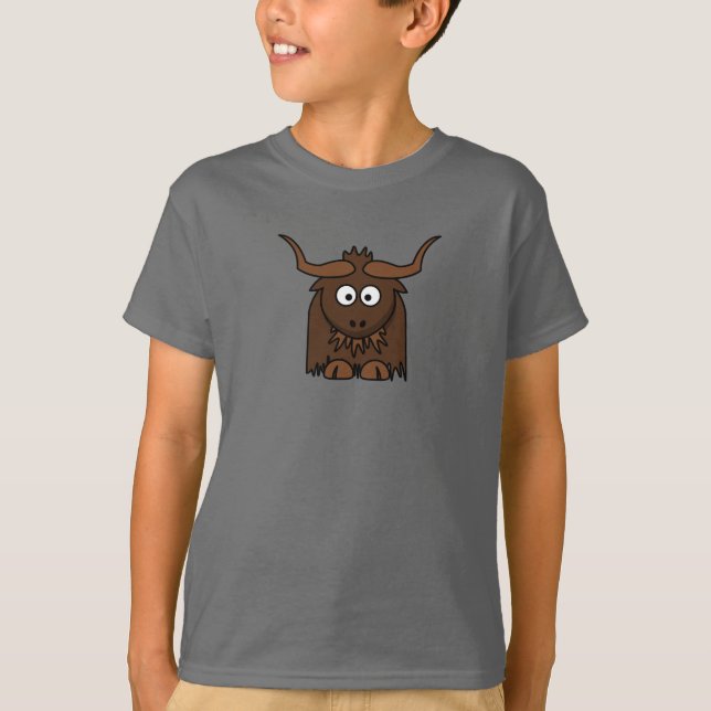 Yak de dessin - T-shirt enfant (Devant)