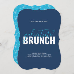 Yale Blue et Azure Event Celebration Invitation