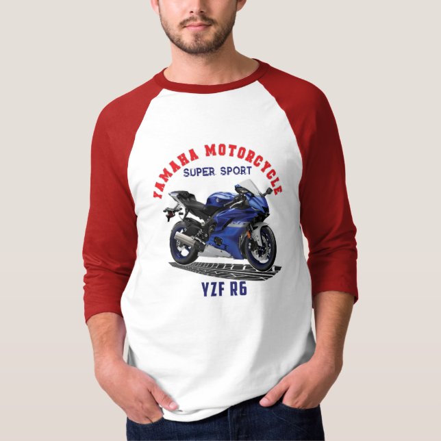 YAMAHA YZF R6 Custom Designer T-Shirt (Devant)