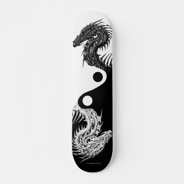 YANG YANG TRIBAL DRAGON Skateboard (Devant)