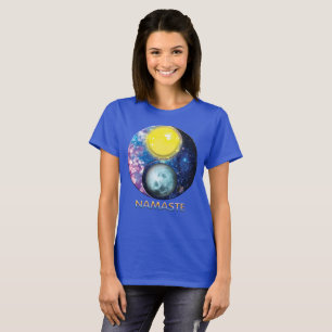 Yang-Yin / Sun-Moon Namaste T-Shirt