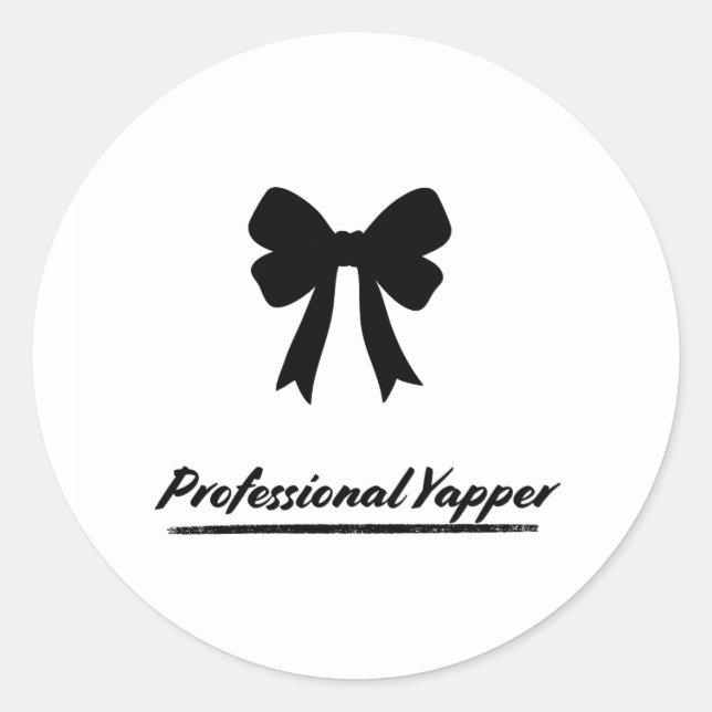 Yapper Professionnel - Autocollant (Devant)