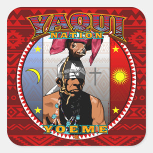 yaqui deerdancer auto-collant grand autocollant