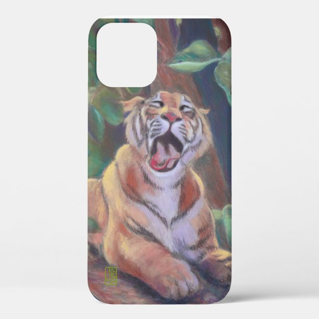 Yawning Tiger coque iphone (Verso)