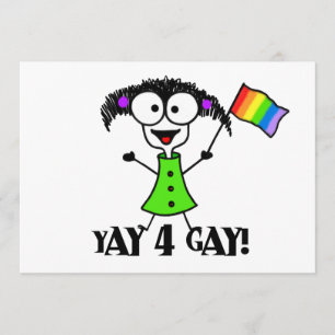 Yay 4 invitations de gay pride