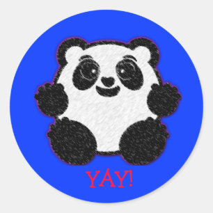 YAY ! Autocollant de panda