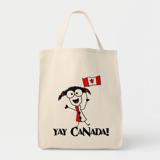 Yay Canada ! Sac fourre-tout (Devant)