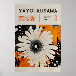 Yayoi Kusama Impression - Art mural japonais - Mur