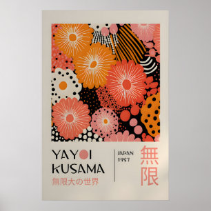 Yayoi Kusama Impression - Art mural japonais - Mur
