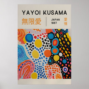 Yayoi Kusama Impression - Art mural japonais - Mur