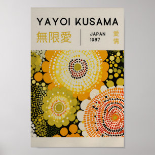 Yayoi Kusama Inspiré Art Abstrait Impression