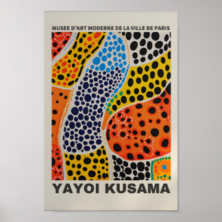 Yayoi Kusama Inspiré Art Abstrait Impression