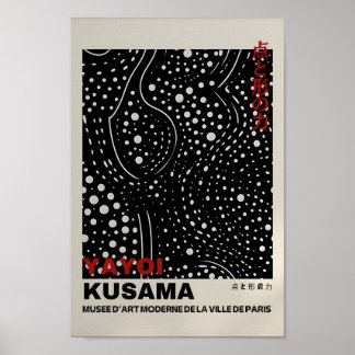 Yayoi Kusama Inspiré Art Abstrait Impression
