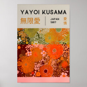 Yayoi Kusama Inspiré Art Abstrait Impression
