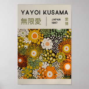 Yayoi Kusama Inspiré Art Abstrait Impression