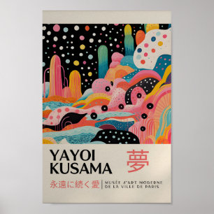 Yayoi Kusama Inspiré Art Abstrait Impression