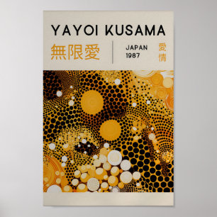 Yayoi Kusama Inspiré Art Abstrait Impression