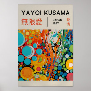 Yayoi Kusama Inspiré Art Abstrait Impression