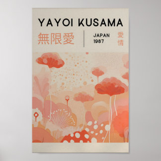 Yayoi Kusama Inspiré Art Abstrait Impression