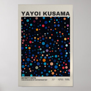 Yayoi Kusama Inspiré Art Abstrait Impression
