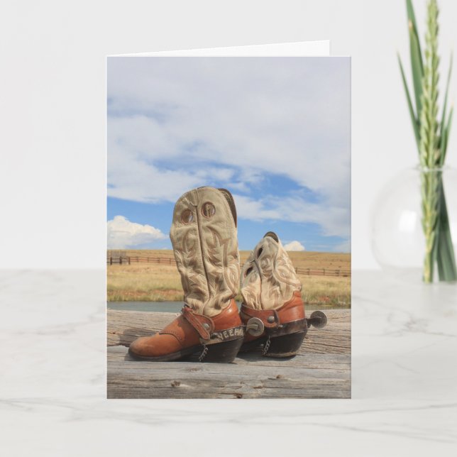 Yeeha ! Carte de démarrage Western (Devant)