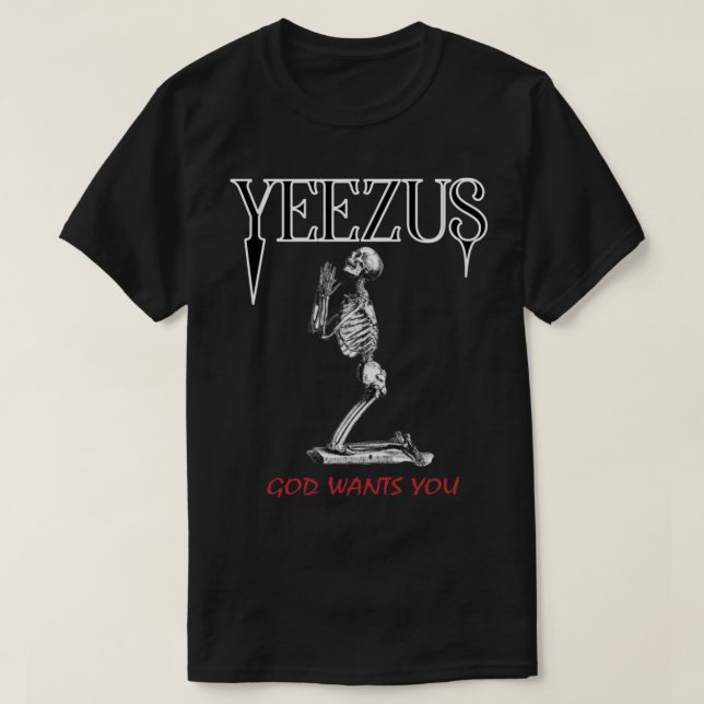Yeezus squelette Classique T-shirt (Design devant)