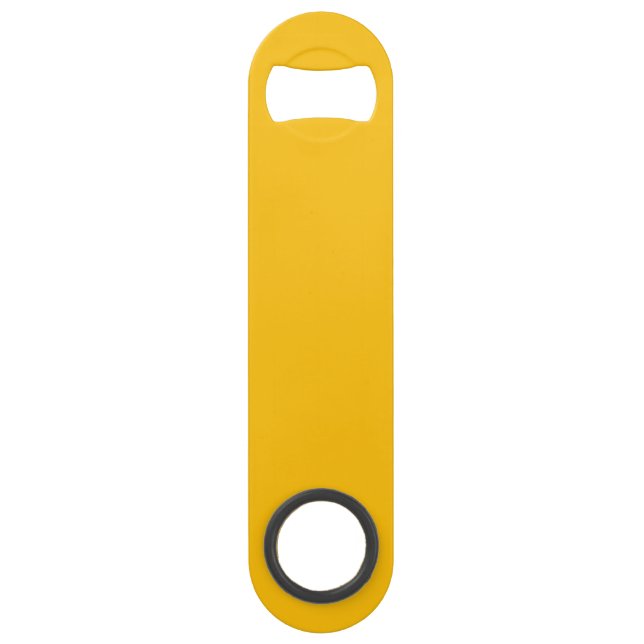 Yellow Bottle Opener Custom Text Bar Key Gift Tool (Devant)