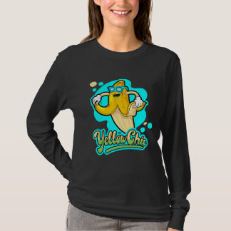 Yellow Chic Banana T-Shirt – Cool Banana Cartoon 