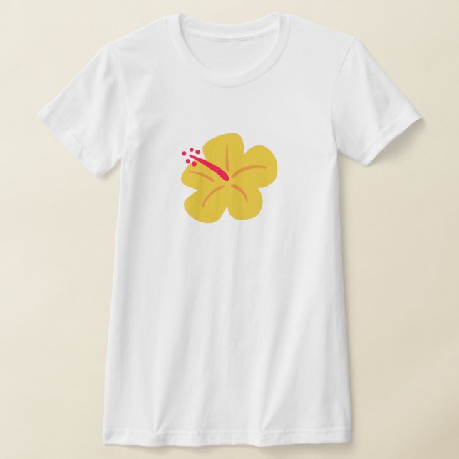 Yellow Hibiscus T-Shirt (Poser)