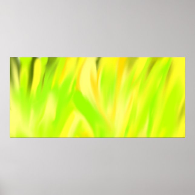 Yellow Spring Flowers Poster (Devant)