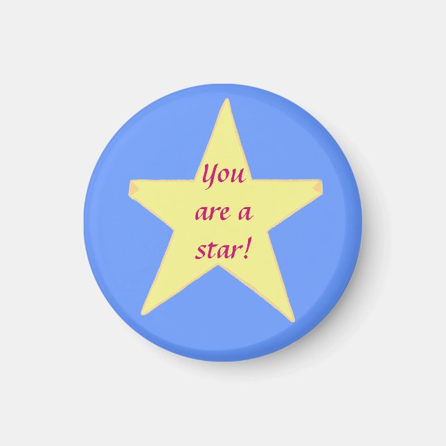Yellow Star, Vous êtes une star Magnet (Devant)
