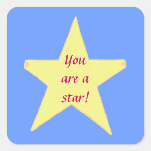Yellow Star, Vous êtes une star Stickers