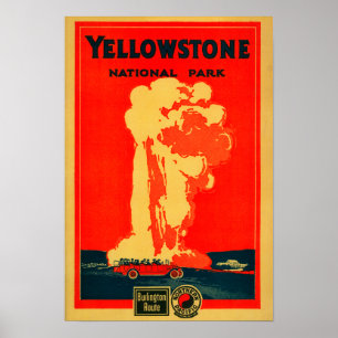 Yellowstone, Ancienne affiche publicitaire fidèle