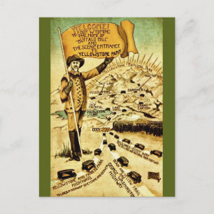 Yellowstone - Carte postale de Buffalo Bill